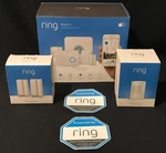 Ring Wireless Security Alarm + Motion Detector Contact Sensor (2 Pack) - New Open. Price: $99.99.